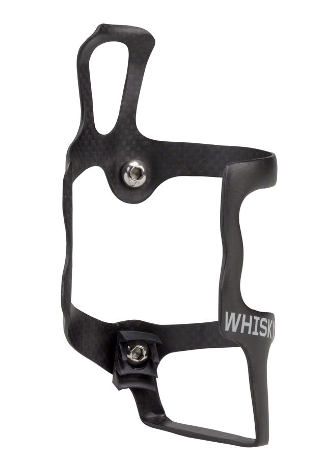 WHISKY No.9 SEL Carbon Water Bottle Cage - Left Side Entry Matte Black Water Bottle Cages Whisky Parts Co.   
