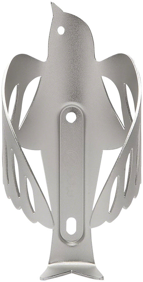 Portland Design Works Sparrow Cage Water Bottle Cage: Silver Water Bottle Cages Portland Design Works   