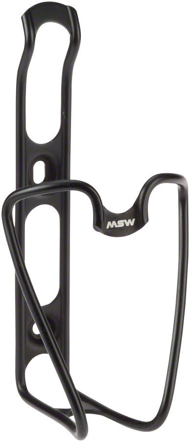 MSW AC-250 Lightweight Aluminum Water Bottle Cage: Black Water Bottle Cages MSW   