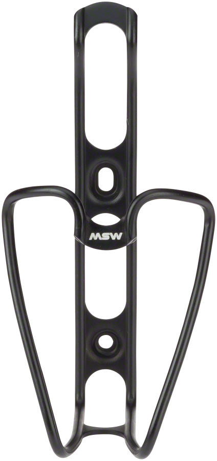 MSW AC-250 Lightweight Aluminum Water Bottle Cage: Black Water Bottle Cages MSW   