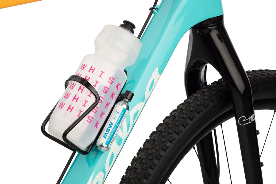 MSW Seltzer Mount - CO2 and Bottle Cage holder with 31.6mm clamp Black Water Bottle Cage Parts MSW   