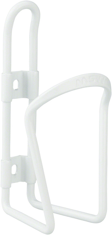 MSW AC-100 Alloy Water Bottle Cage 6mm rod White Water Bottle Cages MSW   