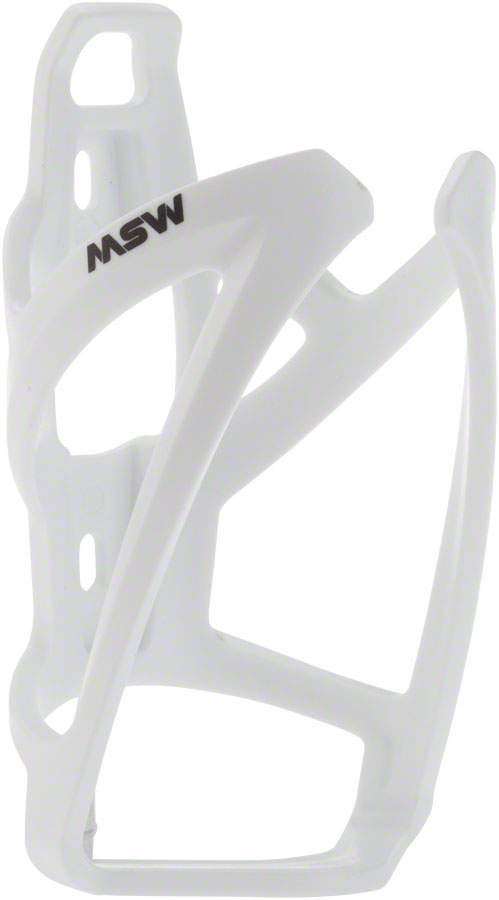 MSW PC-110 Composite Bottle Cage White Water Bottle Cages MSW   