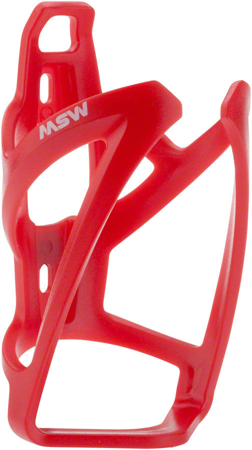 MSW PC-110 Composite Bottle Cage Red Water Bottle Cages MSW   