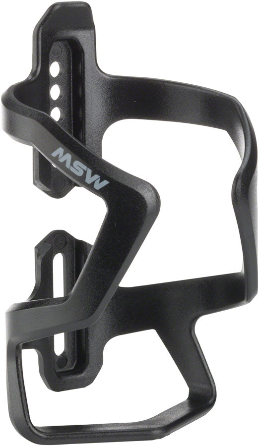 MSW PC-120 Up or Down Water Bottle Cage: Black Water Bottle Cages MSW   