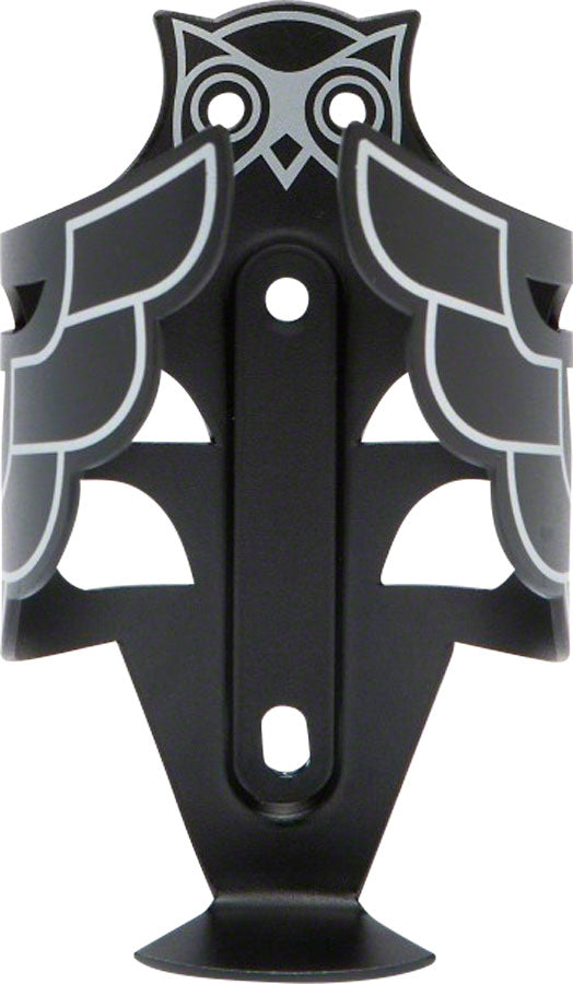 Portland Design Works Owl Cage: Black/Silver Water Bottle Cages Portland Design Works   