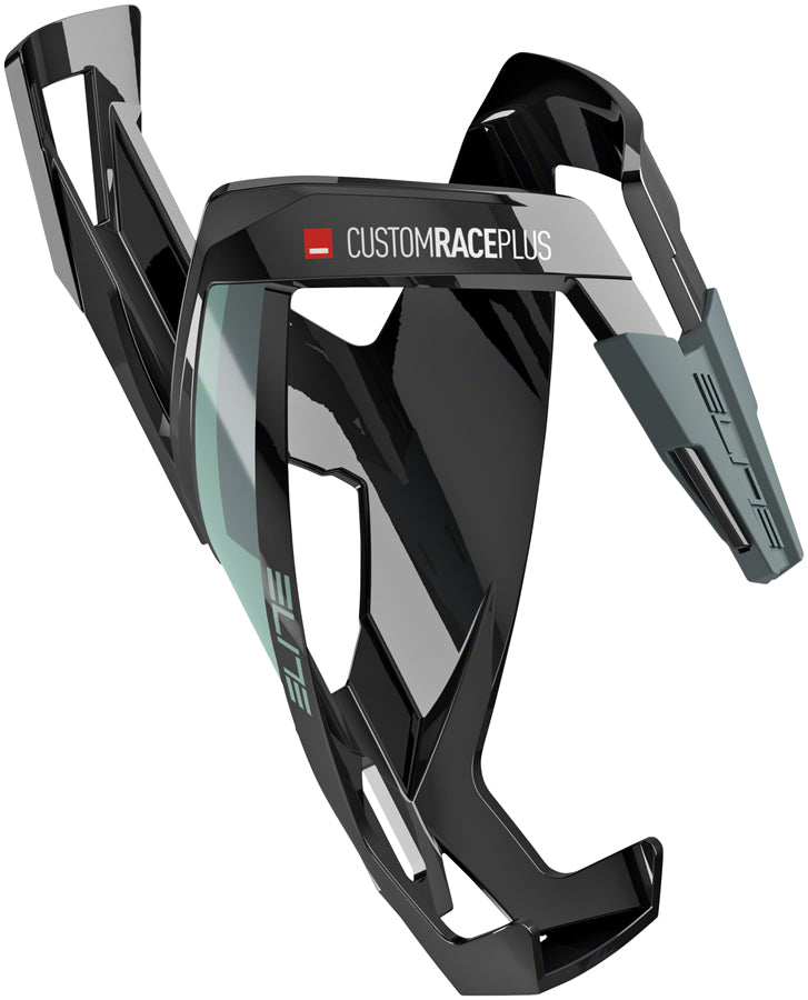 Elite SRL Custom Race Plus Water Bottle Cage - Glossy Black/Green Water Bottle Cages Elite   