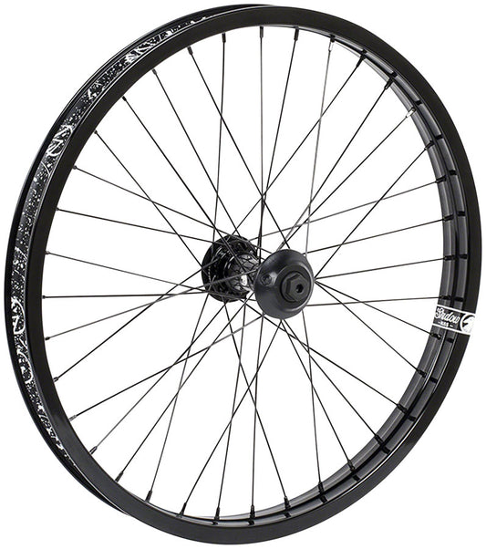 The Shadow Conspiracy Symbol Front Wheel - 20" 3/8" x 100mm Black Front Wheel The Shadow Conspiracy   
