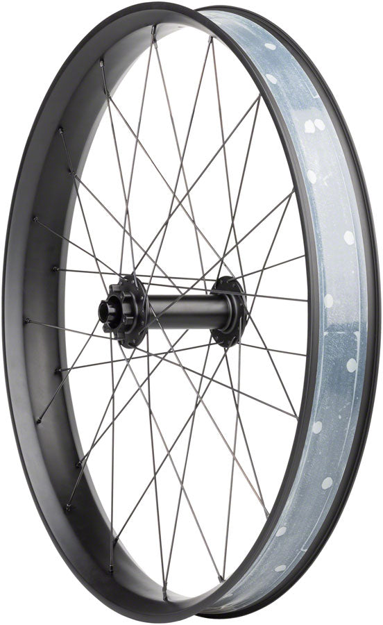 Quality Wheels Alex CF-1 Carbon Bear Pawl Front Wheel - 26" Fat 15 x 150mm 6-Bolt BLK Front Wheel Quality Wheels   
