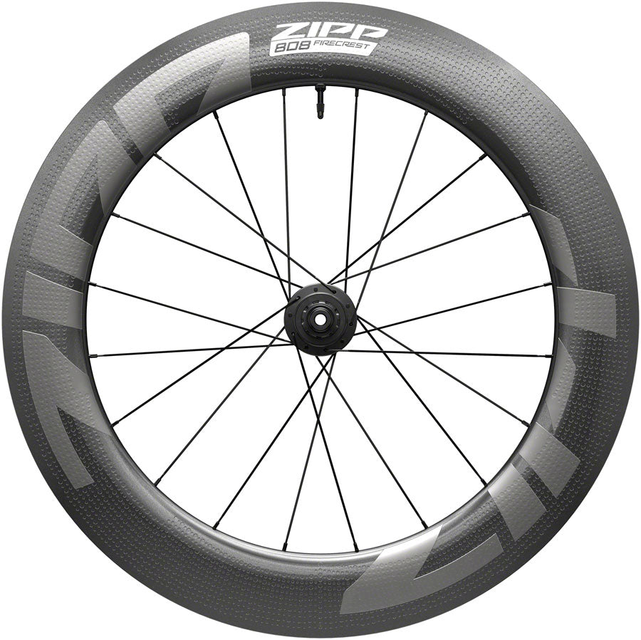 Zipp 808 Firecrest Tubeless Rear Wheel - 700 12 x 142mm Center-Lock SRAM 10/11-Speed Tubeless BLK B1 Rear Wheel Zipp Speed Weaponry   