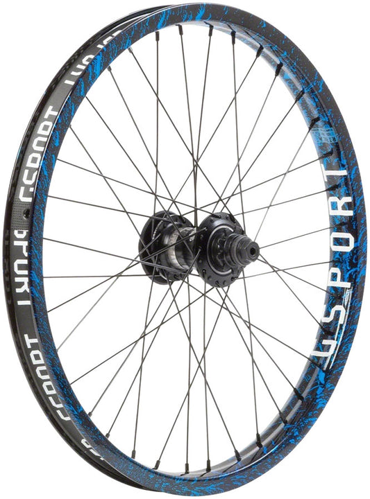 G Sport Elite Rear Wheel - 20" Freecoaster Blue Blood RHD Rear Wheel Odyssey   