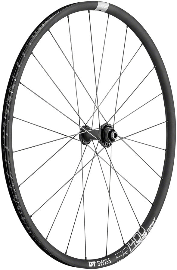 DT Swiss ER 1400 DiCut Front Wheel - 700 12 x 100mm Center-Lock Black Front Wheel DT Swiss   