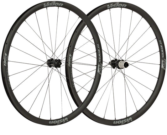 Vision TriMax AGX i23 Wheelset - 700 12 x 100/142mm Center-Lock HG 11 Black Wheels Vision   
