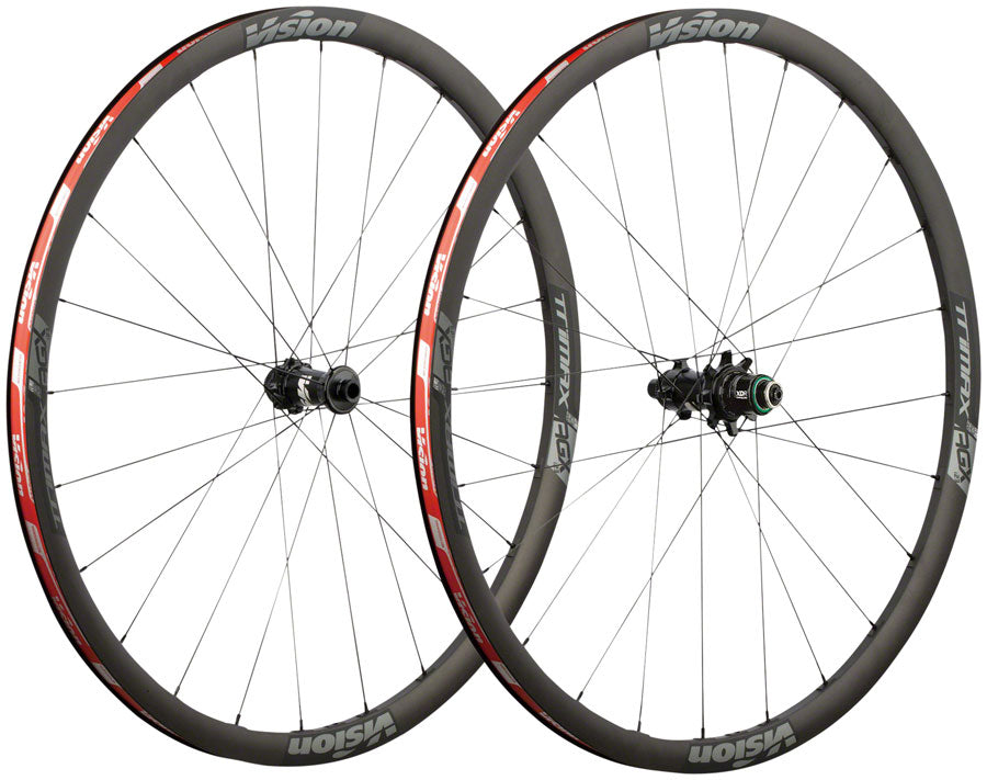 Vision TriMax AGX i23 Wheelset - 700 12 x 100/142mm Centerlock XDR Black Wheels Vision   