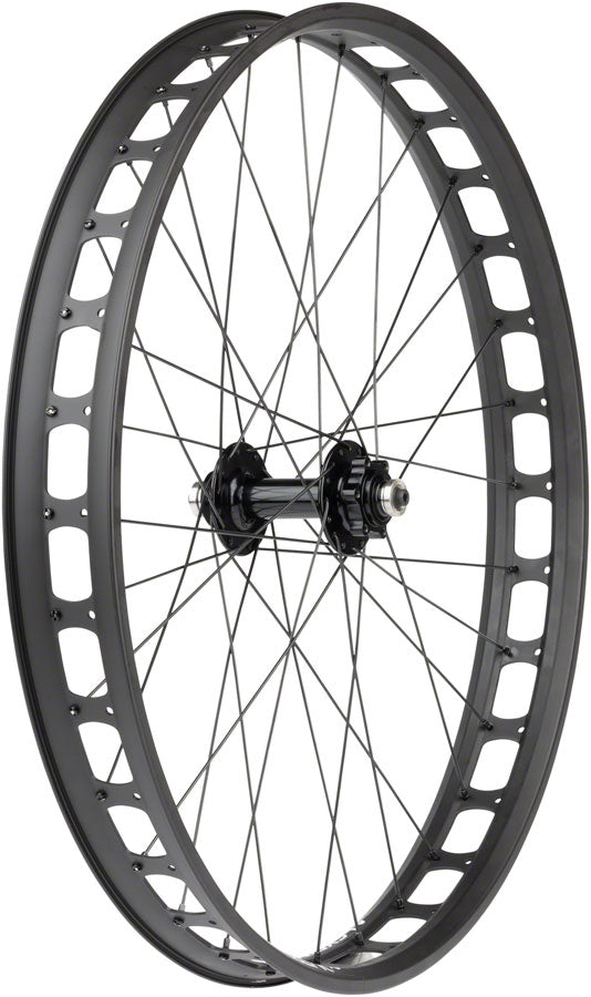 Quality Wheels Blizzerk Front Wheel - 26" QR x 135mm Pugsley 6-Bolt 32H BLK Front Wheel Quality Wheels   
