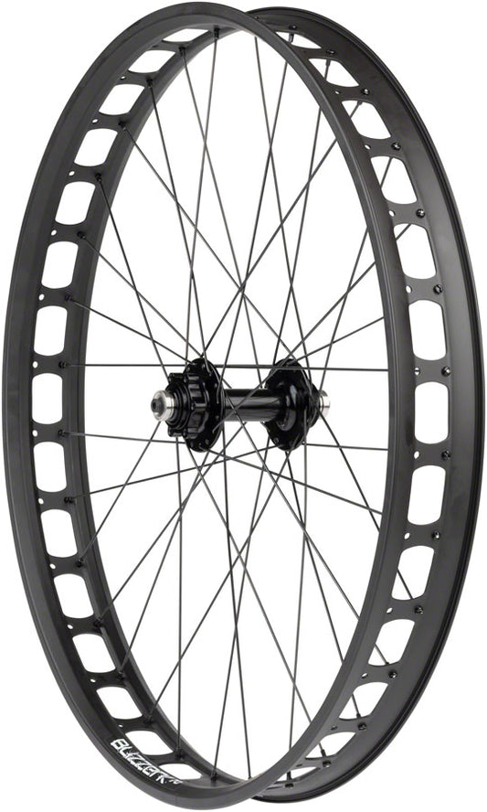 Quality Wheels Blizzerk Front Wheel - 26" QR x 135mm Pugsley 6-Bolt 32H BLK Front Wheel Quality Wheels   