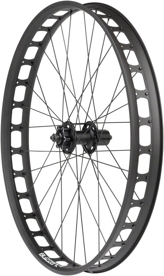 Quality Wheels Blizzerk Rear Wheel - 26" QR x 135mm Pugsley 6-Bolt HG 11 MTN 32H BLK Rear Wheel Quality Wheels   