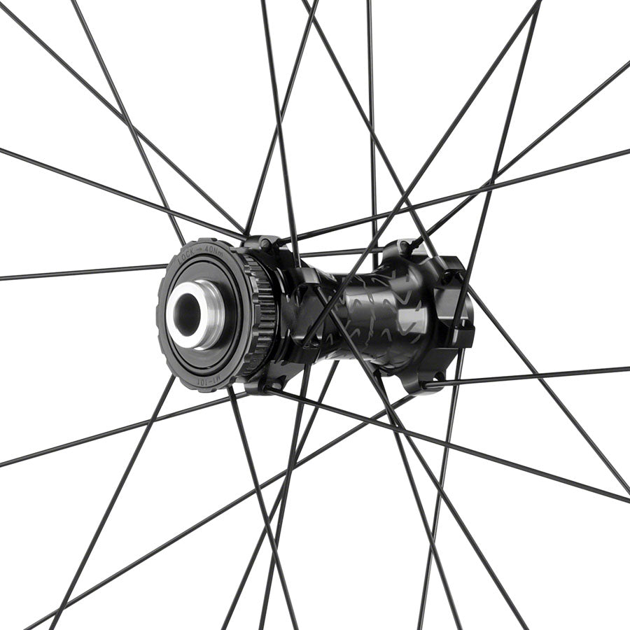 Campagnolo Levante Front Wheel - 700 12 x 100mm CenterLock Black Front Wheel Campagnolo   