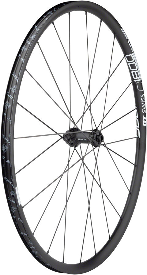 DT Swiss C 1800 Spline Front Wheel - 700 12 x 100mm Center-Lock Black Front Wheel DT Swiss   