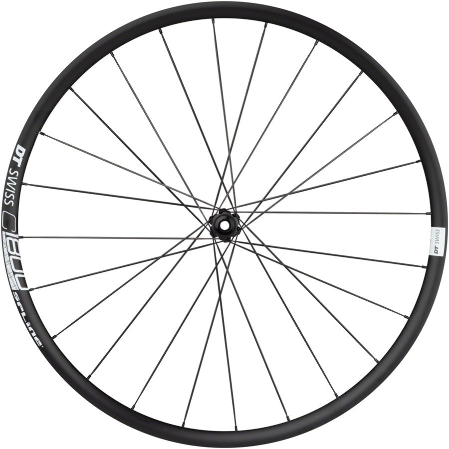 DT Swiss C 1800 Spline Front Wheel - 700 12 x 100mm Center-Lock Black Front Wheel DT Swiss   