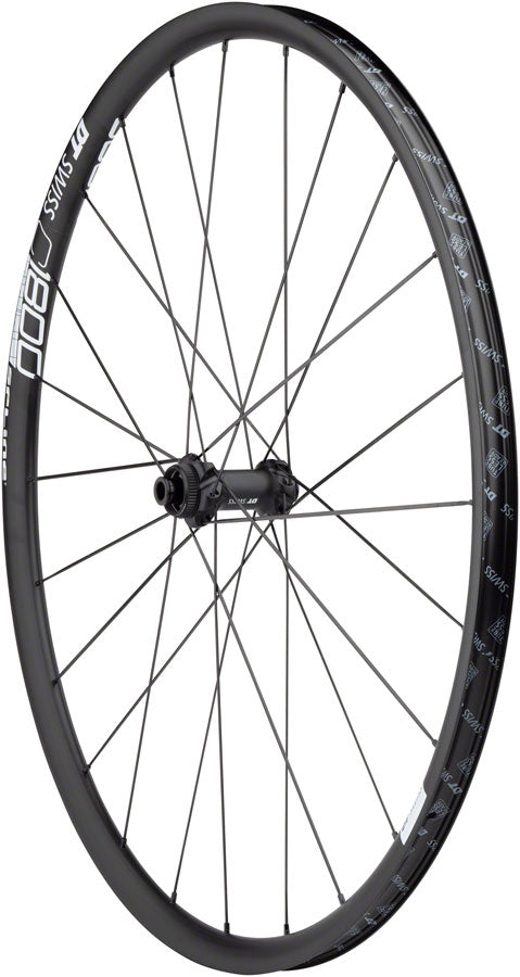 DT Swiss C 1800 Spline Front Wheel - 700 12 x 100mm Center-Lock Black Front Wheel DT Swiss   