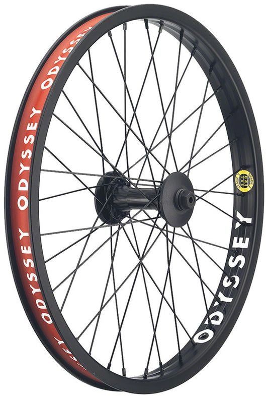 Odyssey Stage-2 Front Wheel - 20" 3/8" x 100mm Rim Brake Black Front Wheel Odyssey   