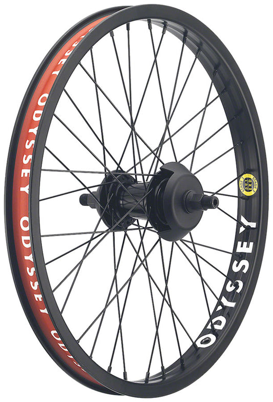 Odyssey Stage-2 Rear Wheel - 20" 14 x 110mm Rim Brake LHD Freecoaster Black Rear Wheel Odyssey   