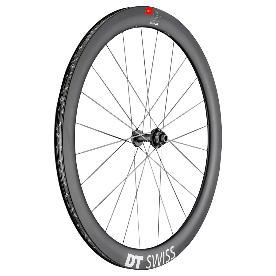 DT Swiss ARC1100 DiCut Front Wheel - 50mm 700c 12 x 100mm Centerlock Black Front Wheel DT Swiss   