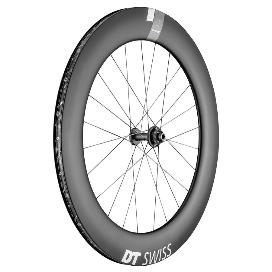 DT Swiss ARC1400 DiCut Front Wheel - 80mm 700c 12 x 100mm Centerlock Black Front Wheel DT Swiss   