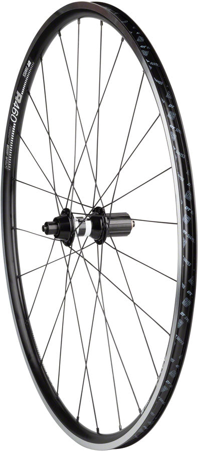 Quality Wheels DT 350/DT R460 Rear Wheel - 700 QR x 130mm Rim Brake HG 11 Road BLK Rear Wheel Quality Wheels   