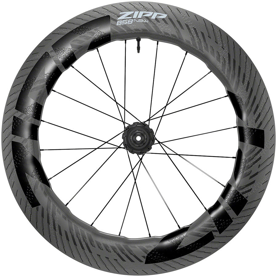 Zipp 858 NSW Rear Wheel - 700 12 x 142mm Center-Lock HG11 Tubeless Carbon C1 Rear Wheel Zipp Speed Weaponry   