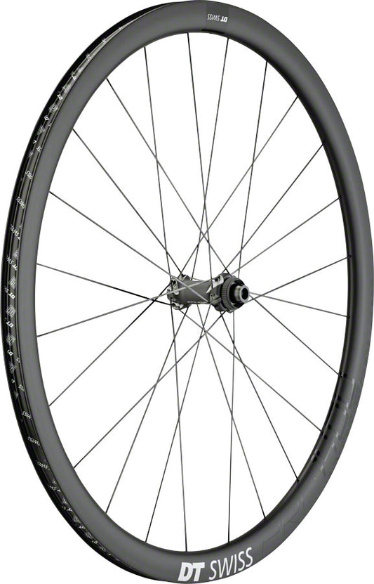 DT Swiss PRC 1400 Spline Front Wheel - 700 12 x 100mm Center-Lock Black Front Wheel DT Swiss   
