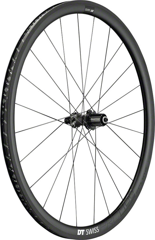 DT Swiss PRC 1400 Spline Rear Wheel - 700 QR x 130mm Rim Brake HG 11 Black Rear Wheel DT Swiss   