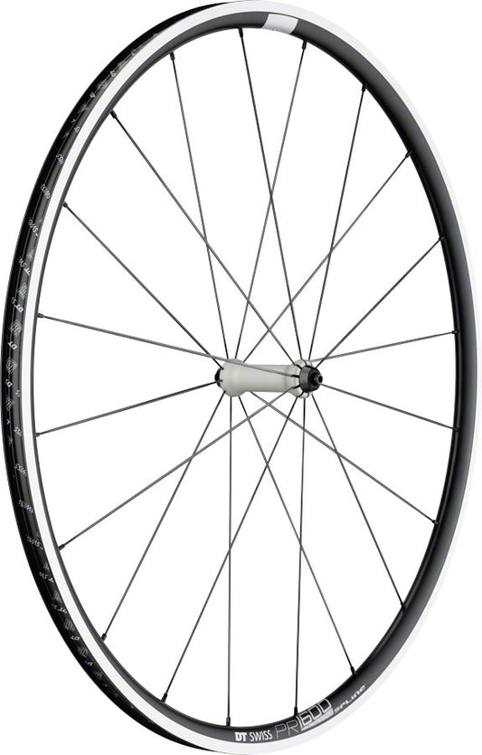 DT Swiss PR 1600 Spline 23 Front Wheel - 700 QR x 100mm Rim Brake Black Front Wheel DT Swiss   