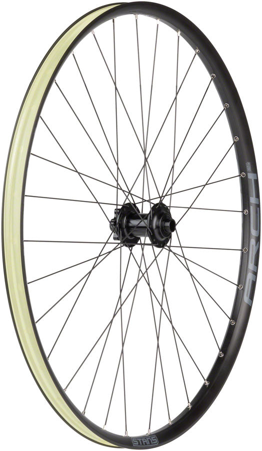 Stans No Tubes Arch S2 Front Wheel - 29" 15 x 100mm 6-Bolt Black Front Wheel Stans No Tubes   