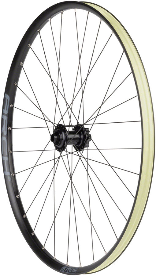 Stans No Tubes Arch S2 Front Wheel - 29" 15 x 100mm 6-Bolt Black Front Wheel Stans No Tubes   