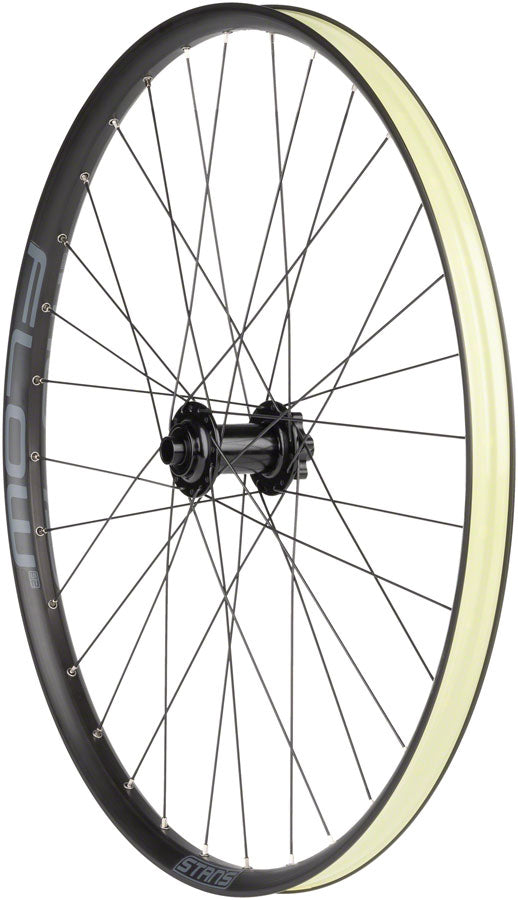 Stans No Tubes Flow S2 Front Wheel - 27.5" 15 x 110mm 6-Bolt Black Front Wheel Stans No Tubes   