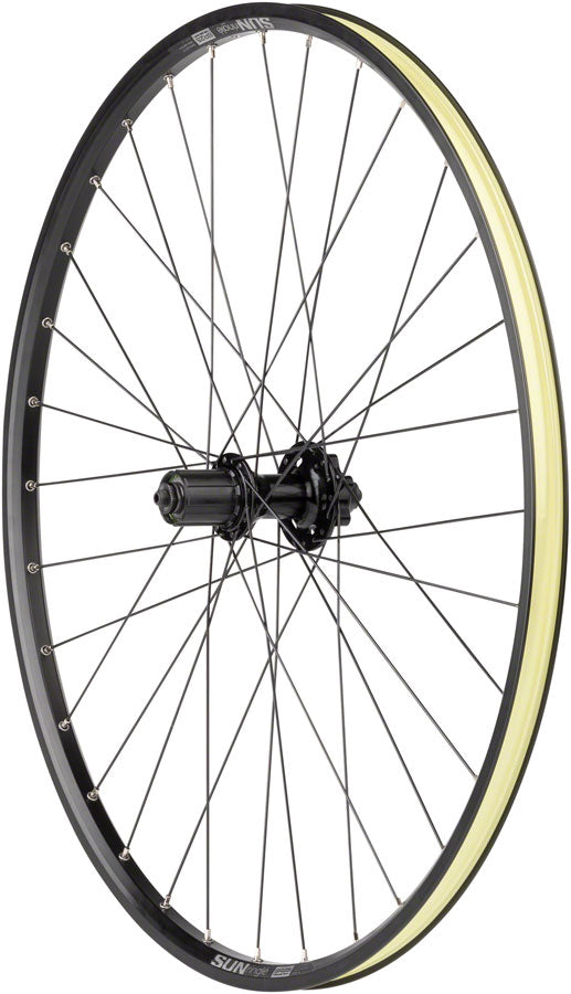 Quality Wheels Value Double Wall Series Disc Rear Wheel - 27.5" QR x 135mm 6-Bolt/Rim HG BLK Rear Wheel Quality Wheels   