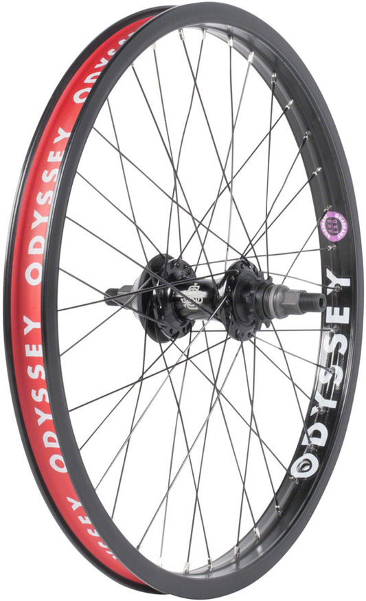 Odyssey Quadrant Rear Wheel - 20" 14 x 110mm Rim Brake Cassette Black Rear Wheel Odyssey   