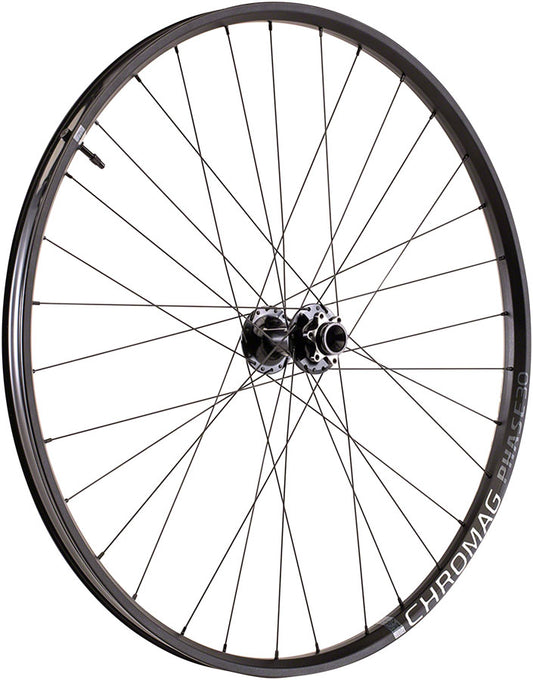 Chromag Phase30 Front Wheel - 29" 15 x 110mm 6-Bolt Black Front Wheel Chromag   