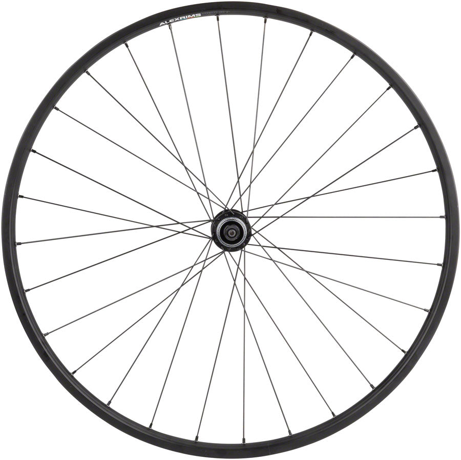 Quality Wheels Value Double Wall Series Disc Front Wheel - 650b QR x 100mm Center-Lock BLK Front Wheel Quality Wheels   