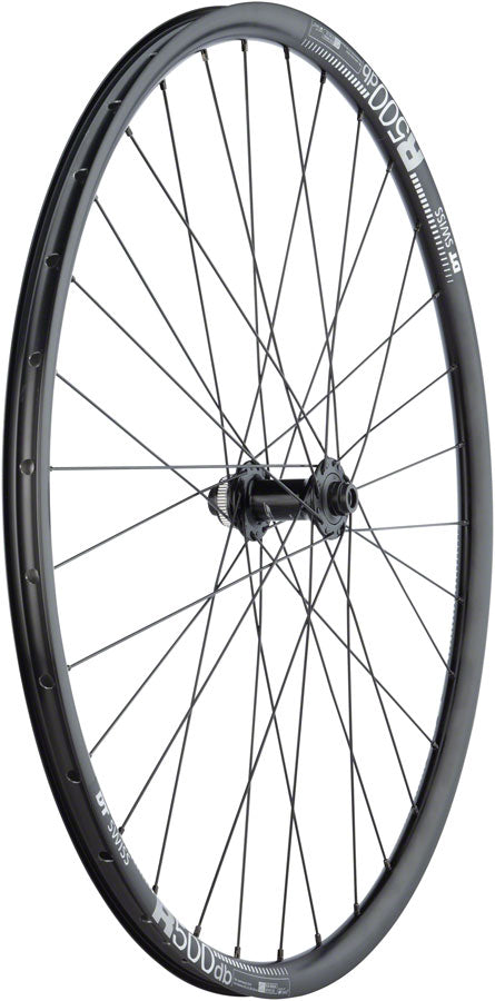 Quality Wheels 105/DT R500 Disc Front Wheel - 700 12 x 100mm Center-Lock BLK Front Wheel Quality Wheels   