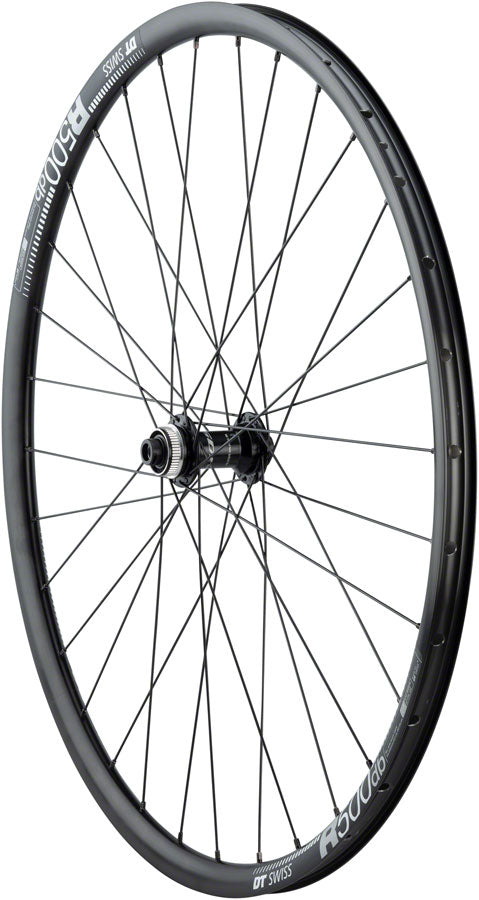 Quality Wheels 105/DT R500 Disc Front Wheel - 700 12 x 100mm Center-Lock BLK Front Wheel Quality Wheels   