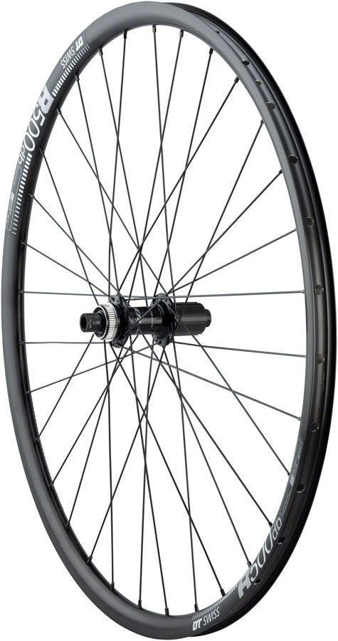 Quality Wheels 105/DT R500 Disc Rear Wheel - 700 12 x 142mm Center-Lock HG 11 BLK Rear Wheel Quality Wheels   