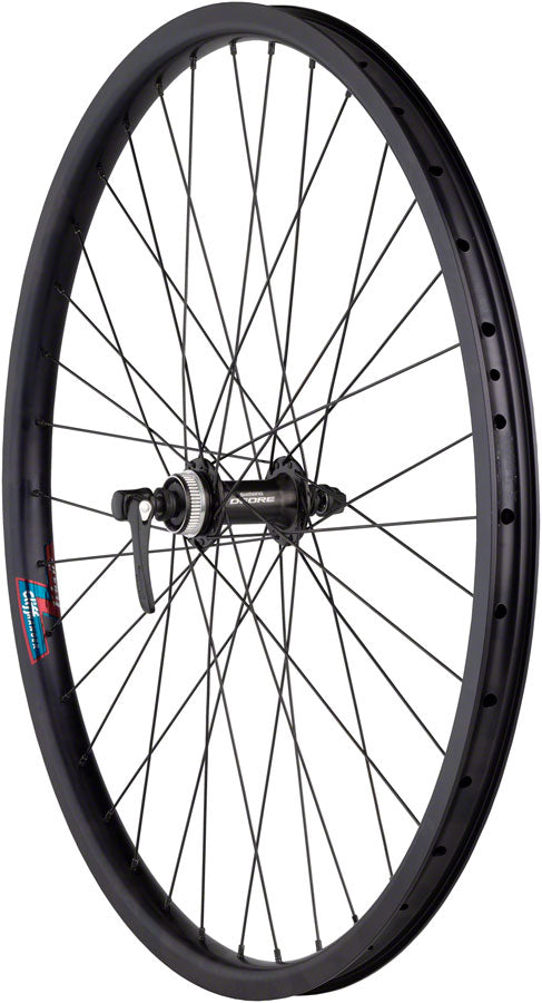 Quality Wheels Value HD Series Disc Front Wheel - 26" QR x 100mm Center-Lock BLK Front Wheel Quality Wheels   