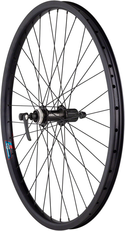 Quality Wheels Value HD Series Disc Rear Wheel - 26" QR x 135mm Center-Lock HG 10 BLK Rear Wheel Quality Wheels   