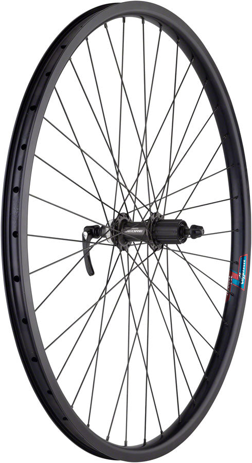 Quality Wheels Value HD Series Disc Rear Wheel - 700 QR x 135mm Center-Lock HG 10 BLK Rear Wheel Quality Wheels   