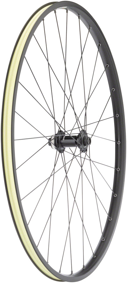 Quality Wheels Value Double Wall Series Disc Front Wheel - 700 12 x 100mm Center-Lock BLK Front Wheel Quality Wheels   