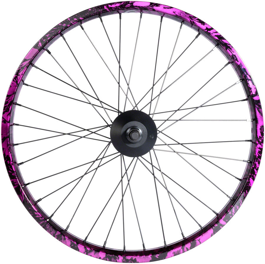 Salt EX Rear Wheel - 20" Black/Purple Splatter LHD Rear Wheel Salt   