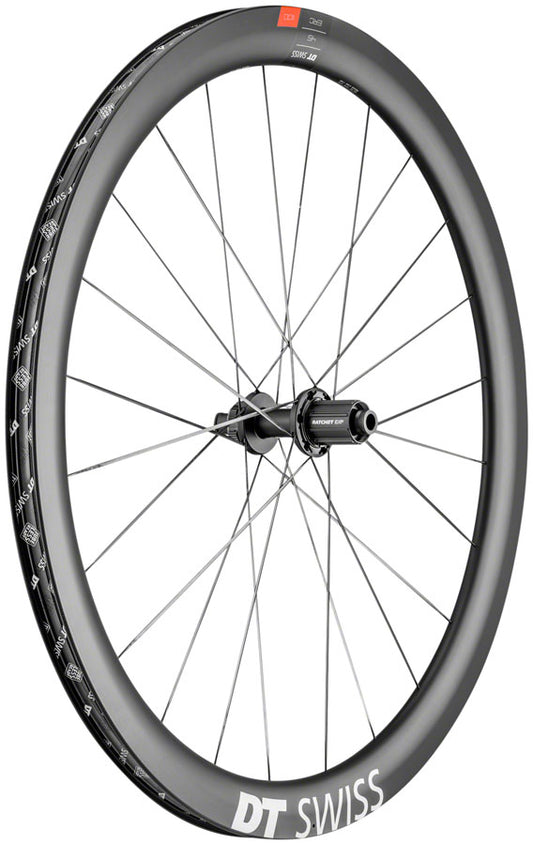 DT Swiss ERC 1100 DiCut 45 Rear Wheel - 700c 12 x 142mm Center-Lock HG 11 Road/XDR BLK Rear Wheel DT Swiss   